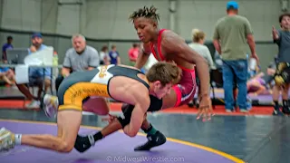 138 – Omarion Clark {G} of IL CornStars Silver vs. Luke Acuna {R} of Pursuit Wrestling OH