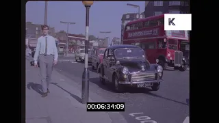 1970s London, POV Driving Through South Kensington, 35mm