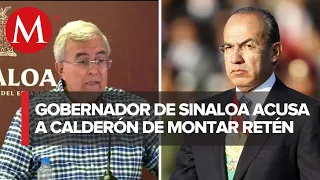 Gobernador de Sinaloa dice que es una exageración el retén de los periodistas