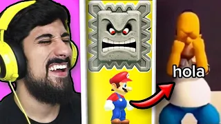 SI PIERDO SALE UN MEME ALEATORIO 😳 | SUPER MARIO MAKER 2