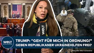 UKRAINE-KRIEG: Abstimmung über blockierte US-Hilfen! Kiew "Nicht übertrieben hoffnungsvoll!"