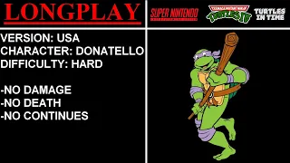 T.M.N.T. IV: Turtles in Time [USA] (Super Nintendo) - (Longplay - Donatello | Hard Difficulty)