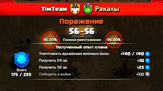 КОГДА УДАЧА ОТВЕРНУЛАСЬ ОТ КЛАНА... CLASH OF CLANS