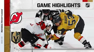 Devils @ Golden Knights 3/3 | NHL Highlights 2023