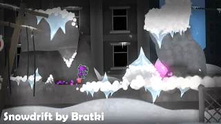 (4k) Sent to MODS!!! Snowdrift by Bratki // Geometry Dash 2.11