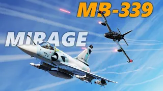 Dogfight Mirage-2000C Vs MB-339 | Digital Combat Simulator | DCS |