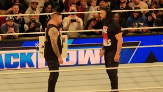 WWE Smackdown ending 11/18/2022: Roman Reigns & Kevin Owens big pop, Reigns takes a Stunner