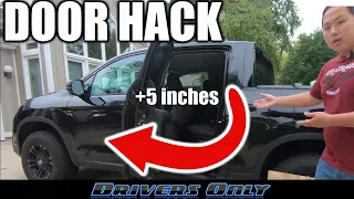 Honda Ridgeline Rear Door Hack Mod - Replacing the Door Checkers (Checks)