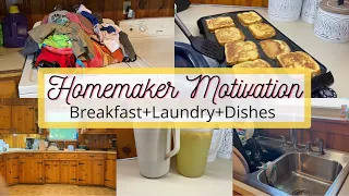 Homemaker Motivation || MORNING EDITION || COOK BREAKFAST AND CLEAN WITH ME