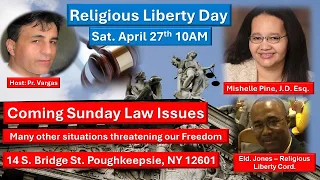 Sabbath Service 4/27/2024 "Religious Liberty Day"