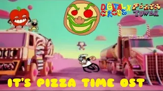 the amazing digital circus episode 2 trucks scene but is song for pizza tower ost its pizza time!