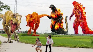 Khủng long bạo chúa đại chiến Godzilla ngoài đời thật p-102- Dinosaur-Godzilla In Real Life