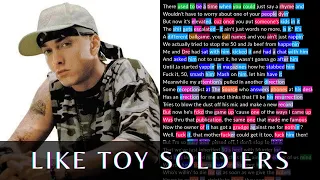 Eminem - Like Toy Soldiers | Rhymes Highlighted