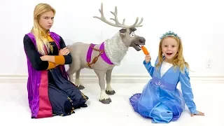 Nastya and Maggi - new toys for princess