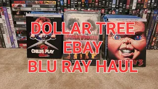 DOLLAR TREE AND EBAY BLU RAY MOVIE HAUL!! CHILDS PLAY 4K