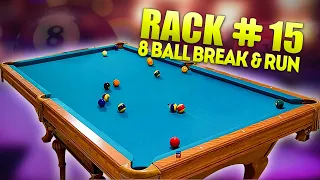 RACK 15 - 8 Ball Break & Run