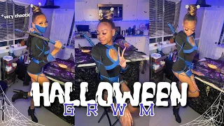 GRWM FOR HALLOWEEN 👻  | *very chaotic vlog