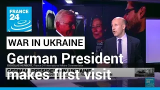 German President in Ukraine: a 'damage control mission' • FRANCE 24 English