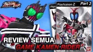 NAMATIN Seluruh Game Kamen Rider Jadul PS2!! Favorit yang Mana??