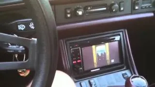 Pioneer stereo in the Porsche
