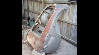 MGA RESTORATION 2019 AUSSIE PT 26 - Body Sandblasting