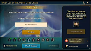 🧚‍♀️Hurray! 5 fifth episode promo code Call of the Arbiter Raid Shadow Legends | promocode 😇
