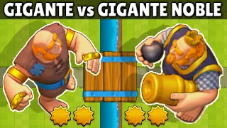 GIGANTE vs GIGANTE NOBLE | 1 vs 1 | OLIMPIADAS de GIGANTES | CUAL ES MEJOR? | CLASH ROYALE