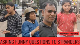 Asking Funny Questions To Strangers | #challenge #trickyquestion #stranger  @CarryMinati