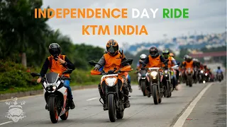 Independence day ride with KTM India