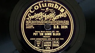 Louis Armstrong and His Hot Five - Put 'Em Down Blues (1927)