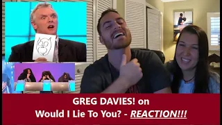 Americans React | GREG DAVIES | Would I Lie To You? | WILTY | REACTION