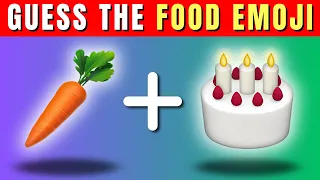 Guess The Food and Drink by Emoji | Emoji Quiz