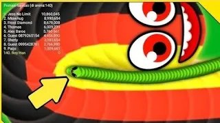 🐍wormate io ! worms zone io❤ !! pro skills gameplay #612 ! Worms 02