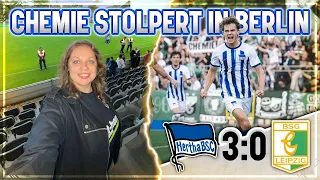 HERTHA BSC U23 VS. CHEMIE LEIPZIG 🔥| STADIONVLOG | REGIONALLIGA NORDOST | KEIN GLÜCK IN BERLIN ❌⚽️