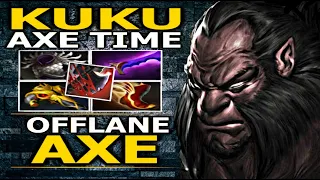 GEEK FAM KUKU - AXE TIME BEST PICK HERO 80% WINRATE DOTA 2 7.25 GAMEPLAY UPDATE.