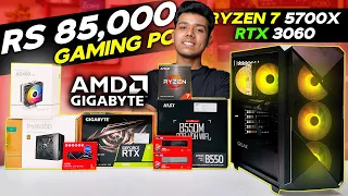 Rs 85000 *ULTIMATE* PC Build for Gaming and Editing 2023 🔥 Ryzen 7 5700X & RTX 3060