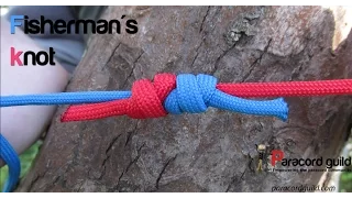 How to tie the double fisherman's knot