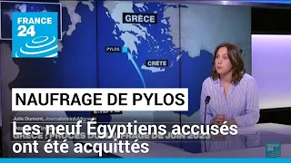 Naufrage de Pylos en Grèce : les neuf Égyptiens accusés ont été acquittés • FRANCE 24