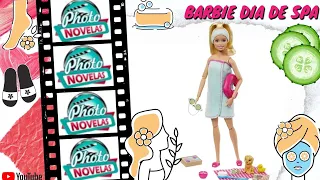 Barbie Dia de Spa com doguinho, óculos de pepino em papelão para ambos, Mattel, 2019[Unbox e Review]