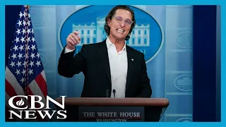 Matthew McConaughey Calls for 'Reasonable' Gun Laws at White House Press Conference