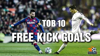 Messi vs Ronaldo: Top 10 Free Kicks You Can't Miss🔥