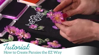 How to Create Pansies the EZ way -Burst of Spring Collection