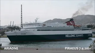 ARIADNE departure from Piraeus Port