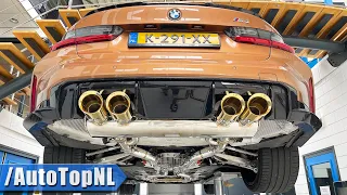 GOLDEN @FiExhaust on my BMW M3 G80 sounds INSANE! by AutoTopNL