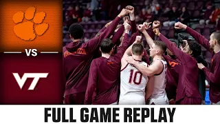 Clemson vs. Virginia Tech Full Game Replay | 2023-24 ACC Men’s Basketball