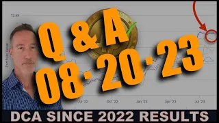 Q&A (AFTER LIVESTREAM) -THE FEW CRYPTOS THAT GAVE POSITIVE ROI SINCE 2022 (DCA v. LUMP SUM).