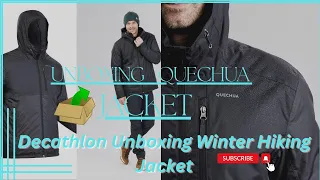 Decathlon | QUECHUA | Men’s Waterproof Winter Hiking Jacket - SH100 X-WARM -10°C - Black | Unboxing!