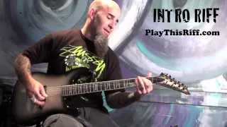 ANTHRAX "I Am The Law" Guitar Lesson for PlayThisRiff.com