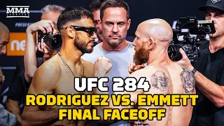 Yair Rodriguez vs. Josh Emmett Final Faceoff | UFC 284 | MMA Fighting