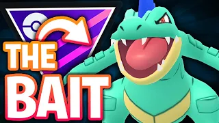 THE BAIT! *NEW* XL SHADOW CLAW FERALIGATR LURES OUT DRAGONS IN THE MASTER LEAGUE | GO BATTLE LEAGUE